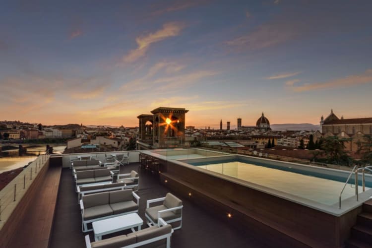 Rooftop pool